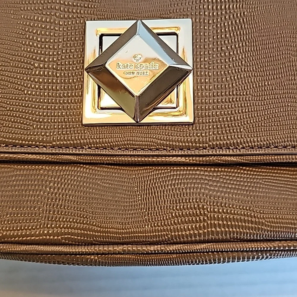 KATE SPADE NY ♠️ Marble Hill Rafaela Lizard Shoulder Bag EUC